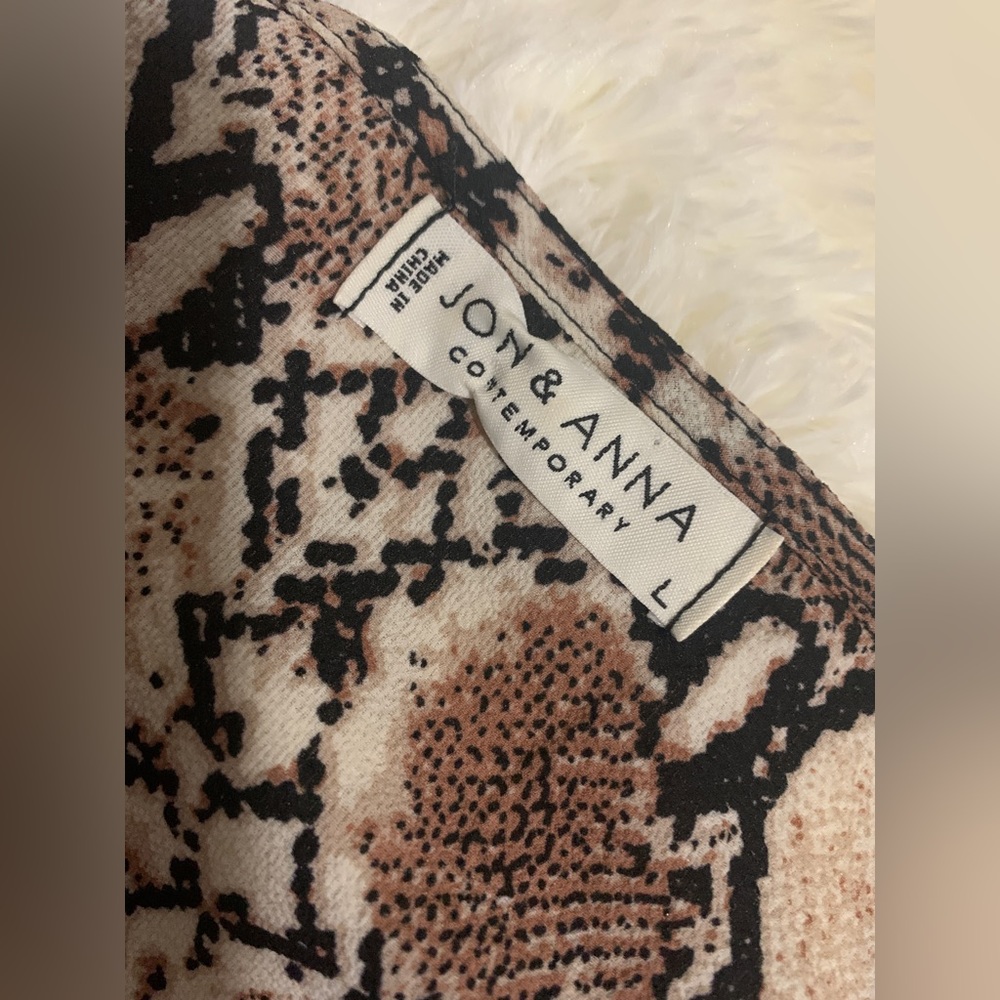 Formal Top / Animal Print